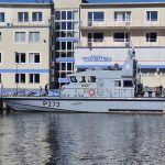 Brytyjskie okręty Royal Navy w Kołobrzegu. Zacumowały przy Nabrzeżu Zbożowym