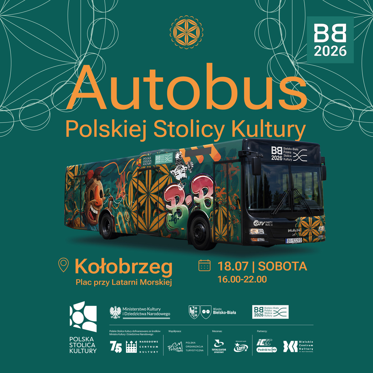 You are currently viewing Autobus Polskiej Stolicy Kultury odwiedzi Kołobrzeg. Co w programie?