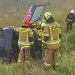 Wypadek na drodze ekspresowej S6 za MOP Jarkowo
