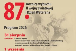 87. rocznica wybuchu II wojny światowej i Dzień Weterana (PROGRAM UROCZYSTOŚCI)