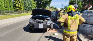 Wypadek na drodze wojewódzkiej nr 102. Wezwano śmigłowiec LPR