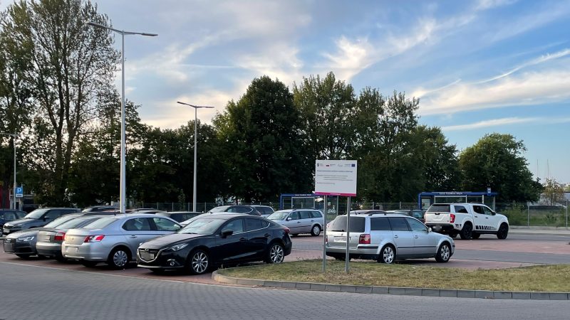 parking przy Bałtyckiej w Kołobrzegu