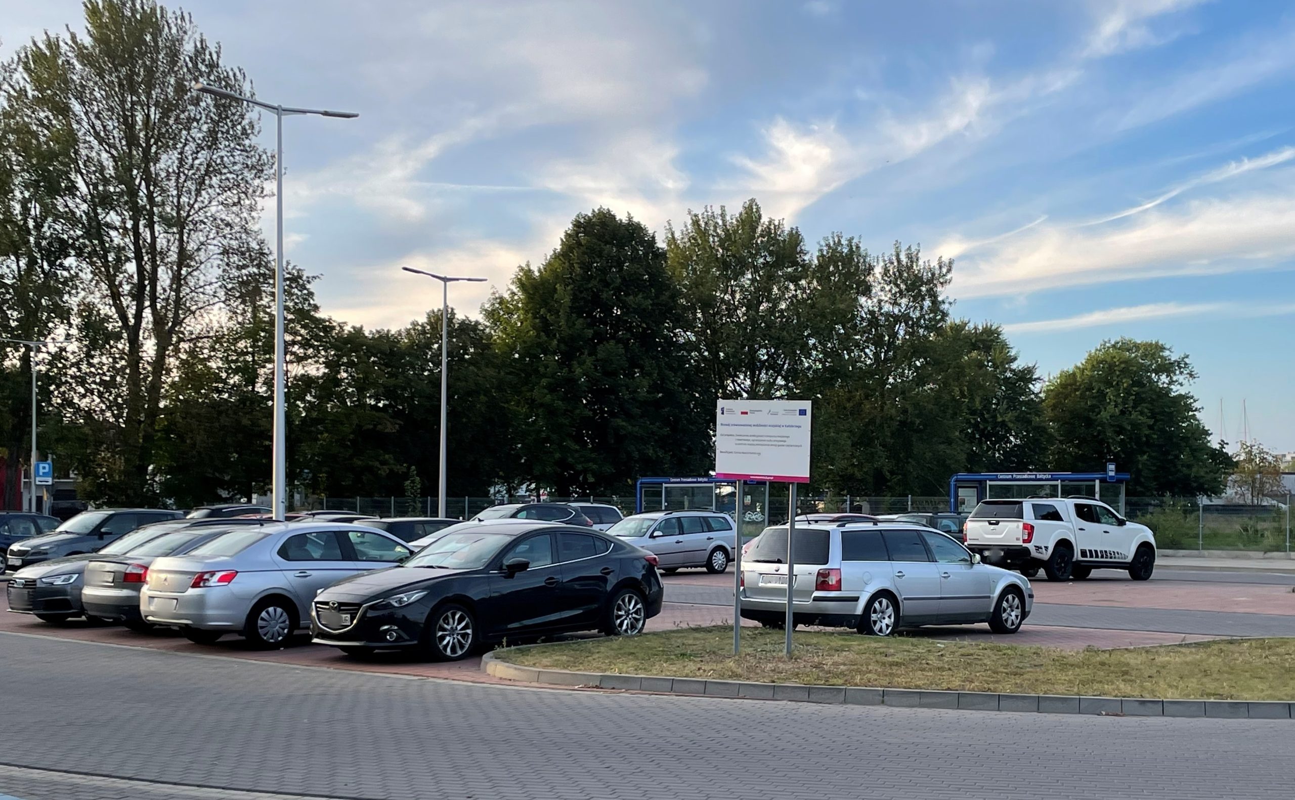parking przy Bałtyckiej w Kołobrzegu