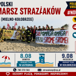 Strażacy przejdą plażą z Mielna do Kołobrzegu. Idą dla chorego Kazika