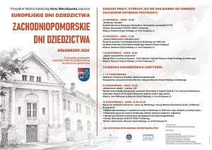 Program Europejskich Dni Dziedzictwa w Kołobrzegu