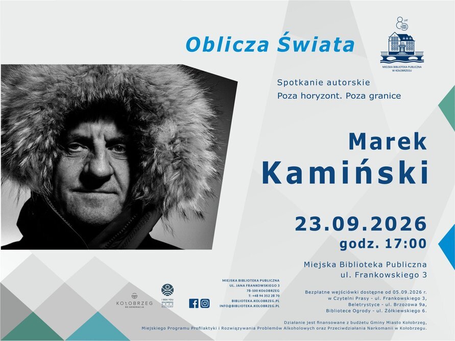 You are currently viewing 23 września, spotkanie z podróżnikiem Markiem Kamińskim