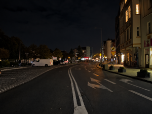 Ciemno w centrum Kołobrzegu. Awaria ulicznych lamp