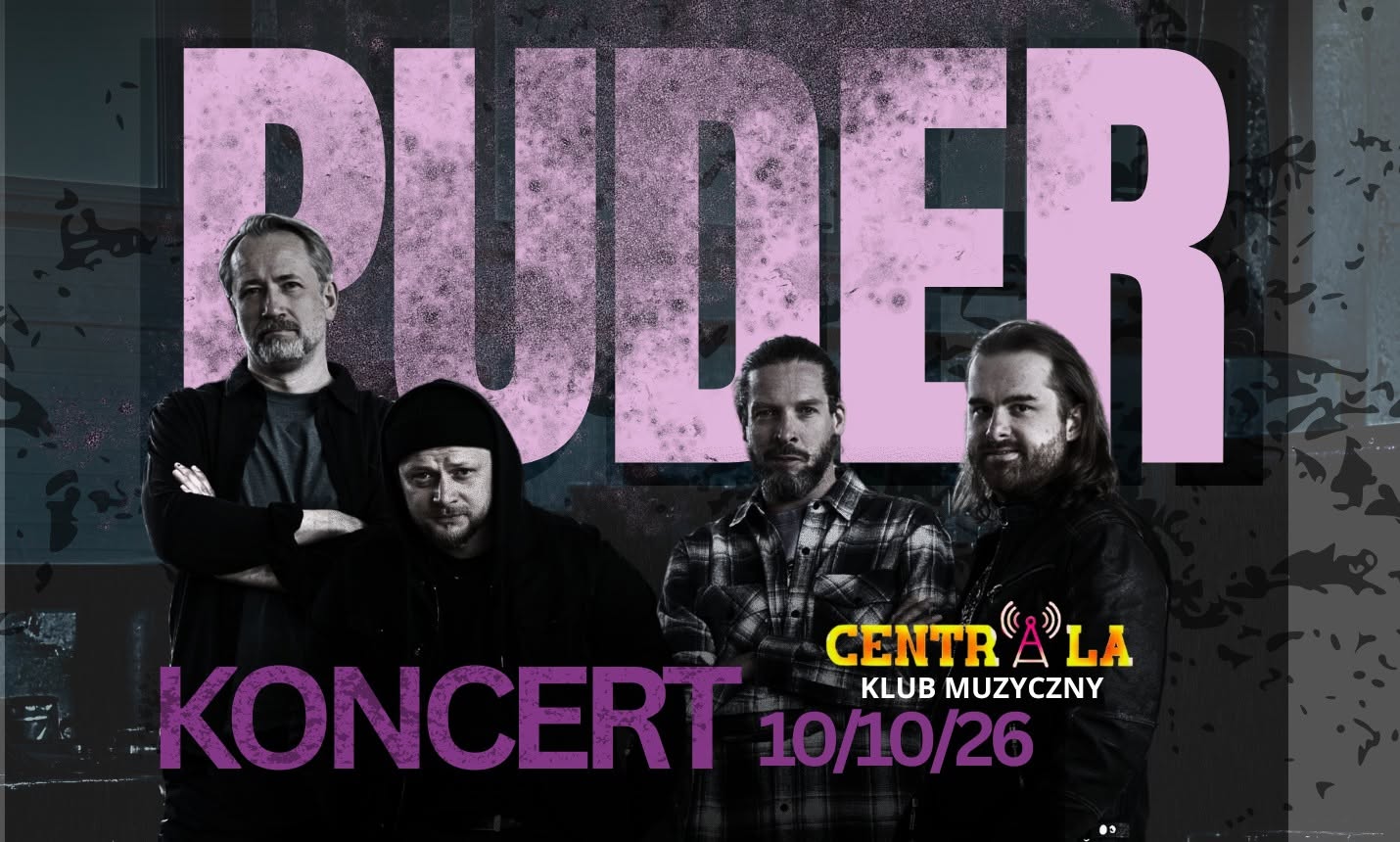 You are currently viewing 10 października, koncert grupy Puder w Centrali